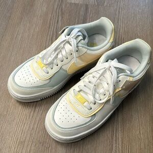 Nike AF1 Shadow "Sail/Citron Tint" sneakers